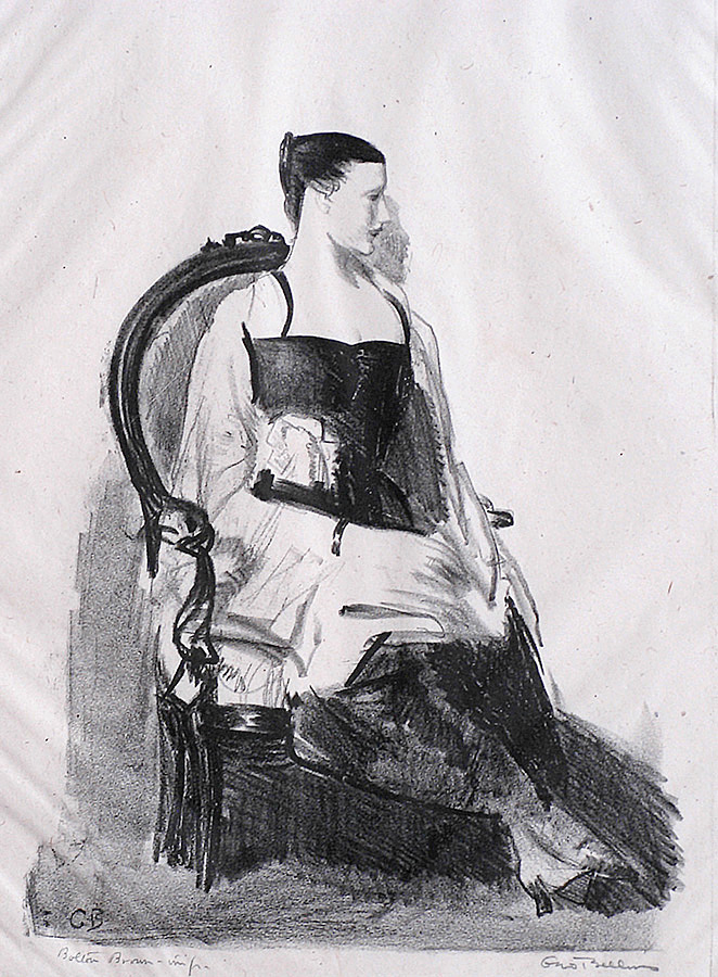 Elsie, Figure - GEORGE BELLOWS - lithograph 