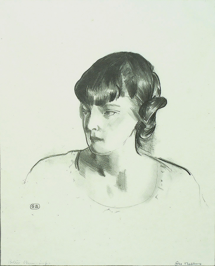 Miss Tate - GEORGE BELLOWS - lithograph