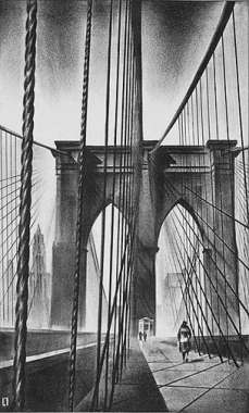 Brooklyn Bridge - LOUIS LOZOWICK